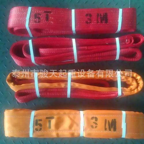 扁平吊帶與高強(qiáng)滌綸吊裝帶 工業(yè)吊裝的安全智選